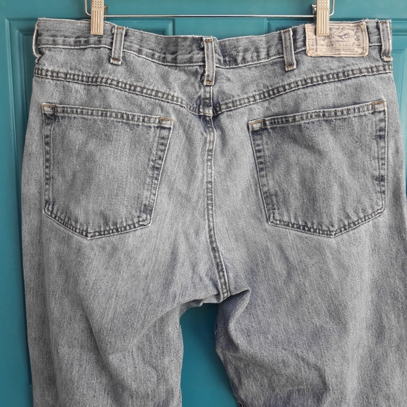 Vintage Mens Jeans Bass Pro Inc Jeans Men Red Head Denim Utility Cotton 38W 30L - Picture 2 of 8